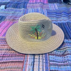VINTAGE Beachy Straw Hat